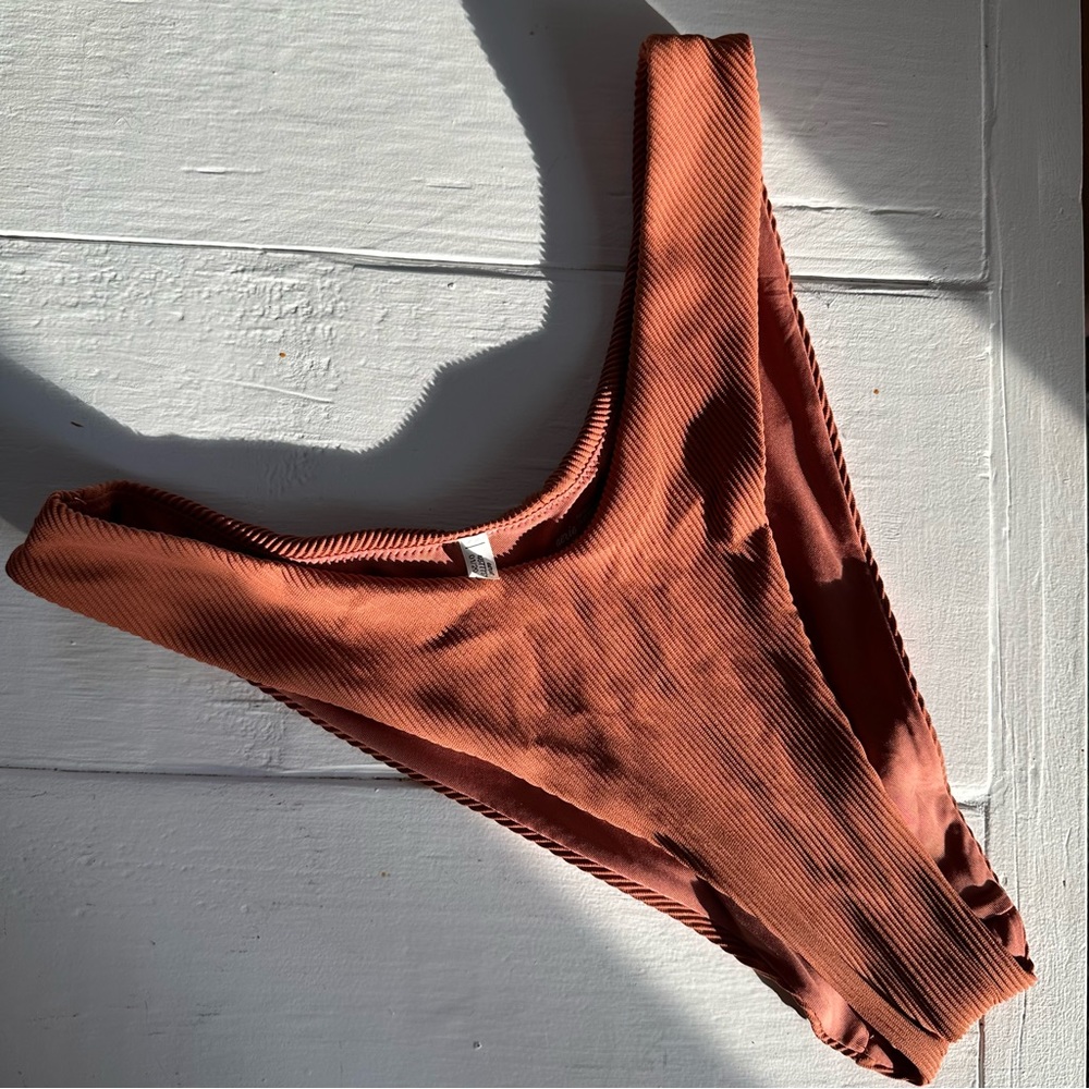 aerie Cheeky Deep Burnt Orange Bikini Bottoms